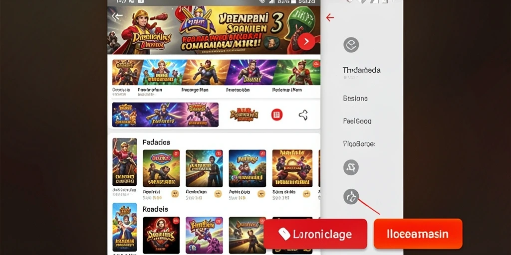 Tampilan antarmuka aplikasi yang user-friendly.