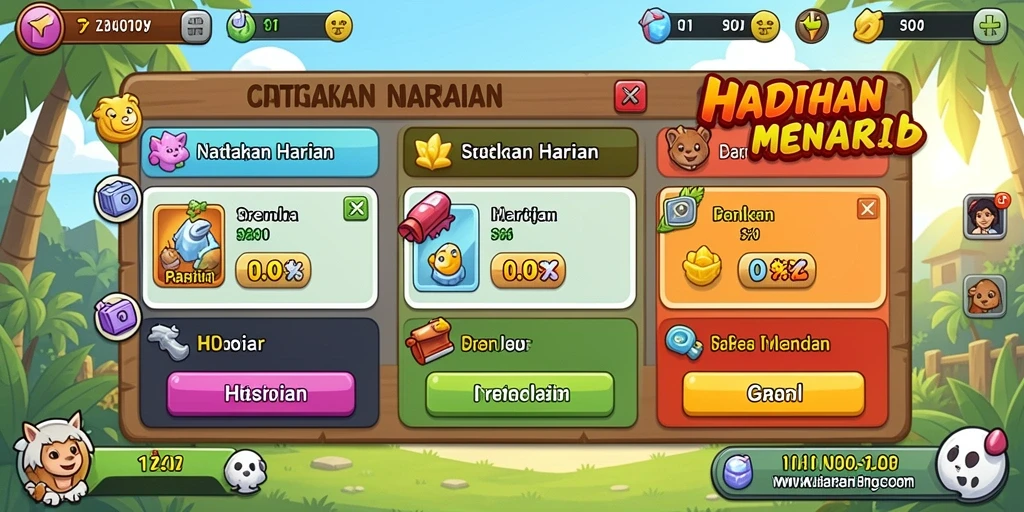 Tampilan awal aplikasi CUCUTOTO yang menarik.