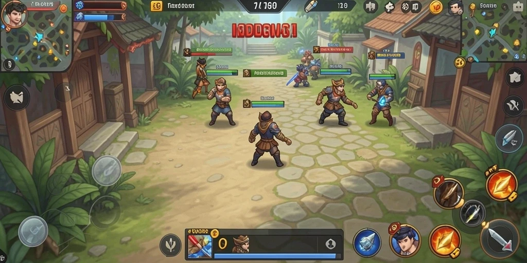 Tangkapan layar menampilkan gameplay yang mendebarkan.